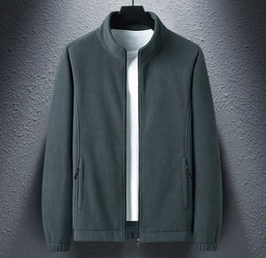 Chaqueta de punto de manga corta para hombre al por mayor, estampada con serigrafía, estilo casual urbano, ligera, de verano, a la moda. - Product Image 2