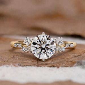 Bague de fiançailles en diamant 1,20 CTW, diamants cultivés en laboratoire certifiés IGI, VVS, classique, or massif 14K 18K, haute qualité, cadeau de mariage - Product Image 1