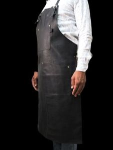High Quality Vintage Cowhide <b>Leather</b> <b>Aprons</b> for Men / Custom Made Men Light Weight <b>Leather</b> <b>Aprons</b> for Sale - Product Image 5
