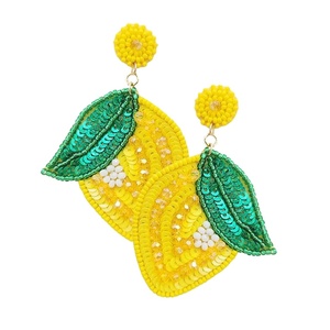 Trendy Multi-Beaded <b>Ugly</b> <b>Sweater</b> Dangle Earrings New Year's Seed Beaded Holiday Gift for Her - Product Image 5
