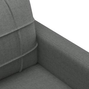 Fauteuil simple en mousse gris foncé avec structure en métal et textilène pour salon - Product Image 6