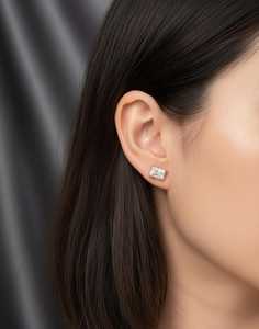 Pendientes de Diamantes Más Vendidos, Oro de 14K, 3 Ct. Diamante natural cultivado en laboratorio VS1 certificado por IGI, accesorio de moda premium - Product Image 2