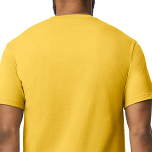 เสื้อยืดผู้ชายไซส์กลาง สีเดซี่ ผ้าฝ้าย 100% คอกลม แขนสั้น ทรงโอเวอร์ไซส์ สวมใส่สบาย ใช้ได้ทุกวัน แห้งเร็ว - Product Image 5