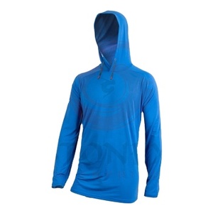 เสื้อฮู้ดตกปลาพิมพ์โลโก้ตามสั่ง สีตามสั่ง ระบายอากาศได้ดี สำหรับผู้ชาย - Product Image 1