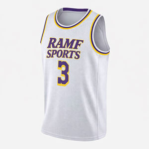 Ensemble de maillots de basket-ball personnalisés avec impression par sublimation, nom et numéro du joueur personnalisés, vêtements de sport pour équipe de basket-ball - Product Image 6