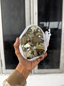 Pirita en Bruto en Clúster, Piedra de Cristal de Forma Irregular, Energía Curativa, Grado Coleccionable de Arte, Espécimen Mineral Natural de Gujarat, India - Product Image 2