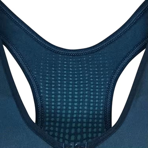 Sujetador deportivo transpirable estampado de yoga y fitness, el más vendido de 2026, con espalda cruzada y cremallera, de alto soporte, de Spandex/Poliéster, para mujer. - Product Image 3