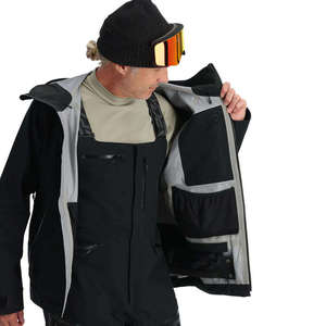 Chaqueta de Esquí Impermeable para Hombre, Cortavientos, Térmica, Abrigo de Nieve Transpirable para Deportes al Aire Libre, Chaqueta con Capucha para Snowboard - Product Image 3