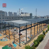 ZTSS - Edificio de Almacenamiento de Estructura de Acero de Montaje Rápido en Oferta, para Taller, Villa, Dormitorio, con 2 Años de Garantía