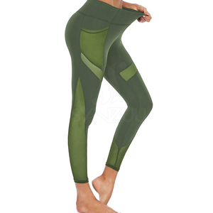 Leggings de mujer con estampado personalizado, súper suaves, pantalones deportivos de yoga para niña, de fibra de bambú, tallas grandes, leggings de mujer de Pakistán. - Product Image 6