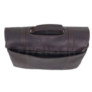 Leather <b>Laptop</b> <b>Bag</b> With Organized Storage Design Perfect For Business Meetings Office <b>Work</b> And Daily Carry Convenience - Product Image 3