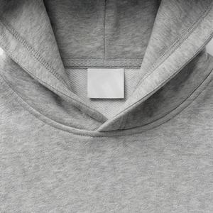 Sweat-shirt d'hiver personnalisé épais avec impression 3D en mousse et broderie, nouveau design tendance, coupe à bords bruts, couleur unie personnalisable - Product Image 4