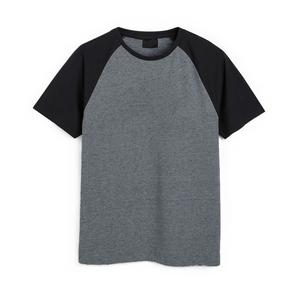 เสื้อยืดแขนสั้นผ้าฝ้ายแท้ทรงทันสมัย ตัวเลือกที่ดีที่สุด พร้อมแขนเสื้อแบบแร็กแลนสั่งทำพิเศษ สีตัดกันได้ทุกสี ใส่ได้ทุกขนาด - Product Image 3