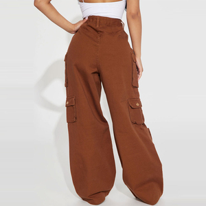 Vêtements de course et de jogging pour femmes, vêtements décontractés, pantalons cargo, vêtements de rue, pantalons de jogging décontractés slim fit pour femmes, service OEM - Product Image 3