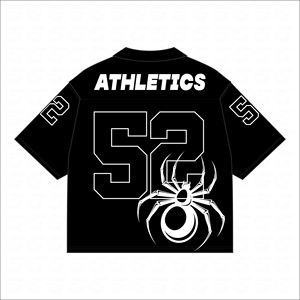 Camiseta de fútbol de malla de poliéster 100% hecha a medida, de corte holgado y extragrande, estilo boxy. - Product Image 6