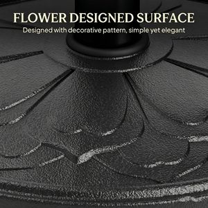 Base per Ombrellone da Giardino 10ft, Impermeabile in Poliestere, per Cortile, Patio, Palestra, Applicazioni Esterne, Raggio 2,7m - Product Image 4