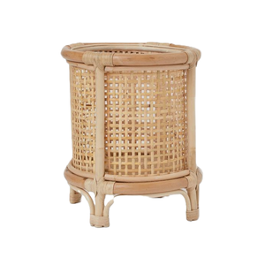 Cesta de almacenamiento Natural tejida a mano con forma ecológica de ratán 100% para jardinería plantación de árboles nuevo estilo Material de PC - Product Image 1