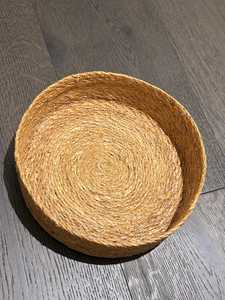 <b>Industry</b> Trending Direct Supply Handmade Natural Braided Basket Tray with Handles for Decoration and <b>Storage</b> - Product Image 3