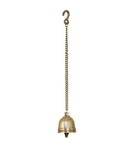 Campana Colgante de Latón con Cadena, Decoración Tradicional para Sala de Pooja, Ghanti Colgante para el Hogar y el Mandir - Product Image 2