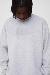 Nueva Llegada Sudadera de Cuello Redondo Oversize de Alta Calidad para Hombre, Estilo Bosque, con Lavado de Costuras, Personalizada, de Mezcla de Algodón - Product Image 2