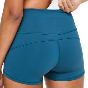 Nouveau short décontracté pour femme, coupe slim, taille haute élastique, avec cordon de serrage, patchwork, doux, pour l'été - Product Image 6