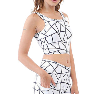 Soutien-gorge de sport décontracté à coupe basse, respirant, à maintien élevé, col en V, de qualité supérieure pour femme, confortable - Product Image 2