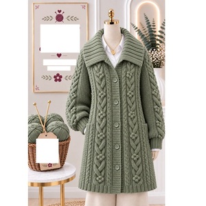 Pulls 100% acrylique ou coton, calibre 12, pour femmes, très tendance, style décontracté, pour la saison hivernale, fournisseur du Bangladesh. - Product Image 3