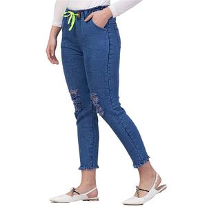 Jeans baggy en denim de haute qualité, jeans baggy personnalisés pour filles, jeans amples de style streetwear hip-hop - Product Image 4