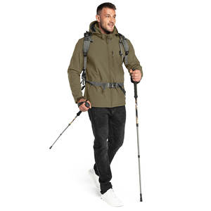 Chaqueta Impermeable Softshell de Venta Caliente, Ropa de Trabajo con Logotipo Personalizado, Chaquetas de Senderismo Softshell Resistentes al Viento para Hombre - Product Image 3