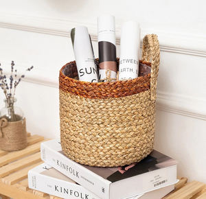 Hanging Garden Storage <b>Baskets</b> Seagrass Planter Stand Flower Pot or Storage Sundries <b>Basket</b> - Product Image 5