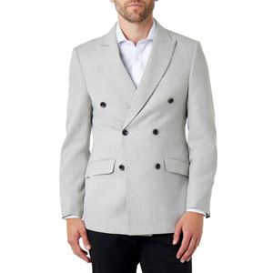 Traje de Esmoquin para Hombre de Alta Calidad, Blazer Clásico a Cuadros, Pantalones Ajustados, Cuello en V, Calidad de Lujo para Adultos, Personalizado para Negocios, Talla S - Product Image 5