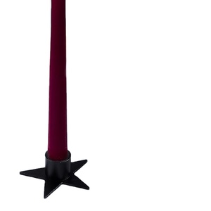 High Finished Good Quality <b>Black</b> Powder Coating Metal in Iron Candle Holder Home Decorative <b>Candlestick</b> Candle Stand - Product Image 5