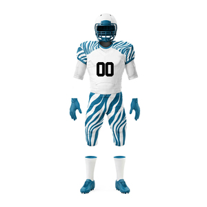 Uniforme de fútbol americano de alta durabilidad para equipos, para uso en partidos, proveedor OEM personalizado de uniformes de fútbol americano - Product Image 3