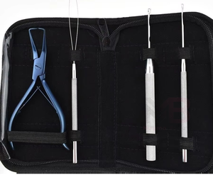 ชุดคีมต่อผมสแตนเลสคุณภาพสูง พร้อมโลโก้สั่งทำ ราคาโรงงาน อุปกรณ์ต่อผมระดับมืออาชีพ - Product Image 6