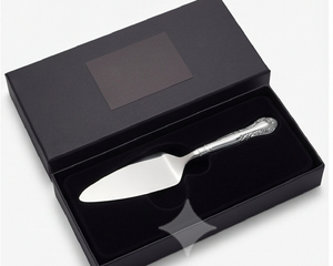 Elegant Stainless Steel Silver Plated Cake Server With Ornate Handles Eco-Friendly Lightweight Flatware For Wedding Event - Product Image 4
