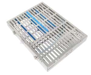 Implant dentaire endodontique pour 12 instruments, manuel, en acier inoxydable avec verrouillage et accessoires - Product Image 6