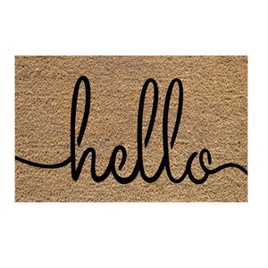 Your Design Modern Machine Made PVC Backed Non <b>Slip</b> Coir Door <b>Mats</b> Customized Any Size/Shape/Pattern - Product Image 6