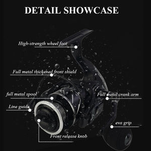 Gran oferta 8 kg Max <span class=keywords><strong>Drag</strong></span> 5 + 1 rodamiento carrete de pesca serie 1000/7000 CNC brazo robótico 5,5: 1 carretes de pesca 4,7: 1 para carrete giratorio - Product Image 3