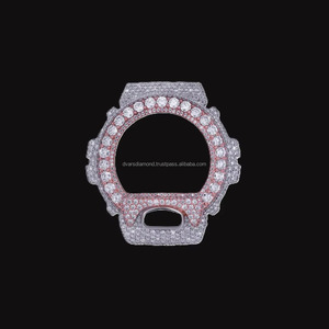 Kit de Modificación de Caja de Reloj Celebrity Glow Iced, Acero Inoxidable, Estilo Urbano Hip Hop, Colección de Marcos de Reloj para Actualización - Product Image 1