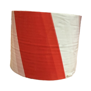 Bền màu đỏ/trắng Vật liệu <span class=keywords><strong>PE</strong></span> ASTM d882 Băng cảnh báo an toàn tiêu chuẩn 2 triệu dày 2 trong rộng warnmat - Product Image 5