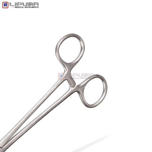 24cm Surgical Stainless Steel Grasping Hemostasis Medic Instruments High Quality Rampley <b>Sponge</b> Holding Forceps Manual Power MOL - Product Image 6