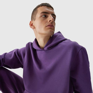 Men's New Fashion Breathable Fleece Polyester/Cotton Zipper-Up <b>Hoodie</b> <b>Plain</b> Dyed Embroidered Streetwear Winter Eco-Friendly Best - Product Image 6