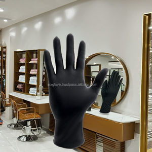 Guantes Desechables de Nitrilo Negro Multiusos Sin Polvo con Puño Elástico, Ambidiestros, para Cocina, Limpieza, Automoción y Belleza - Product Image 6
