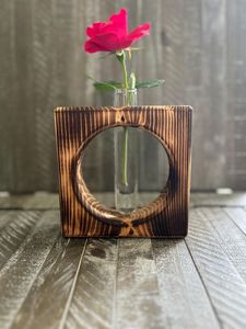 Fabricant de confiance, vase à fleurs en bois pour la décoration de salon de luxe, avec surface lisse et design artisanal haut de gamme - Product Image 2