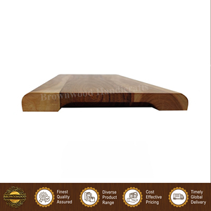 Planche à découper en bois d'acacia massif 100% naturel |   Planche à découper en bois artisanale de qualité supérieure, design unique, pour la cuisine à domicile - Product Image 6