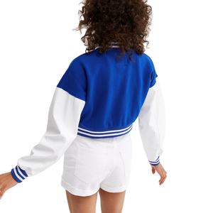 เสื้อครอปผู้หญิงเสื้อครอปทีมตัวแทนมหาวิทยาลัยสีฟ้าเสื้อครอปเสื้อลำลองกลางแจ้งระบายอากาศได้ดีเสื้อครอปจากปากีสถานขายส่ง - Product Image 3