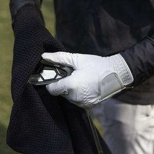 Nouveau Style gants de Golf bon produit en peau de mouton Durable confortable en cuir véritable tissu vêtements de sport à la mode gants de Golf adulte - Product Image 3