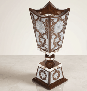 Quemador de Incienso Indio de Madera Duradero Tayyab Handicrafts, con Diseño de Estrellas Doradas, para Uso en Todas las Estaciones, Aromático, para Sándalo y Cilantro - Product Image 5