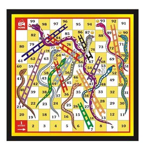 Jeu de société à thème dessin animé avec échecs, serpents et échelles, et jeu Mickey Mouse, pièces en plastique pour enfants - Product Image 2