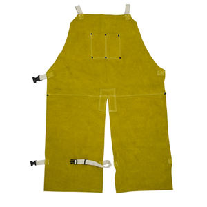 Tablier de soudeur professionnel en cuir pour la sécurité en atelier et les travaux résistants à la chaleur – Tablier de protection en cuir conçu pour le soudage - Product Image 1